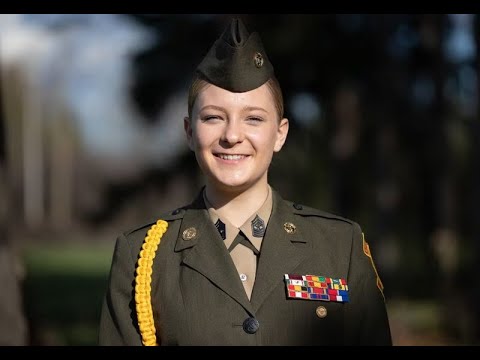 Lapeer High School's Isabella Benson is the 2023 National Young Marine of the Year