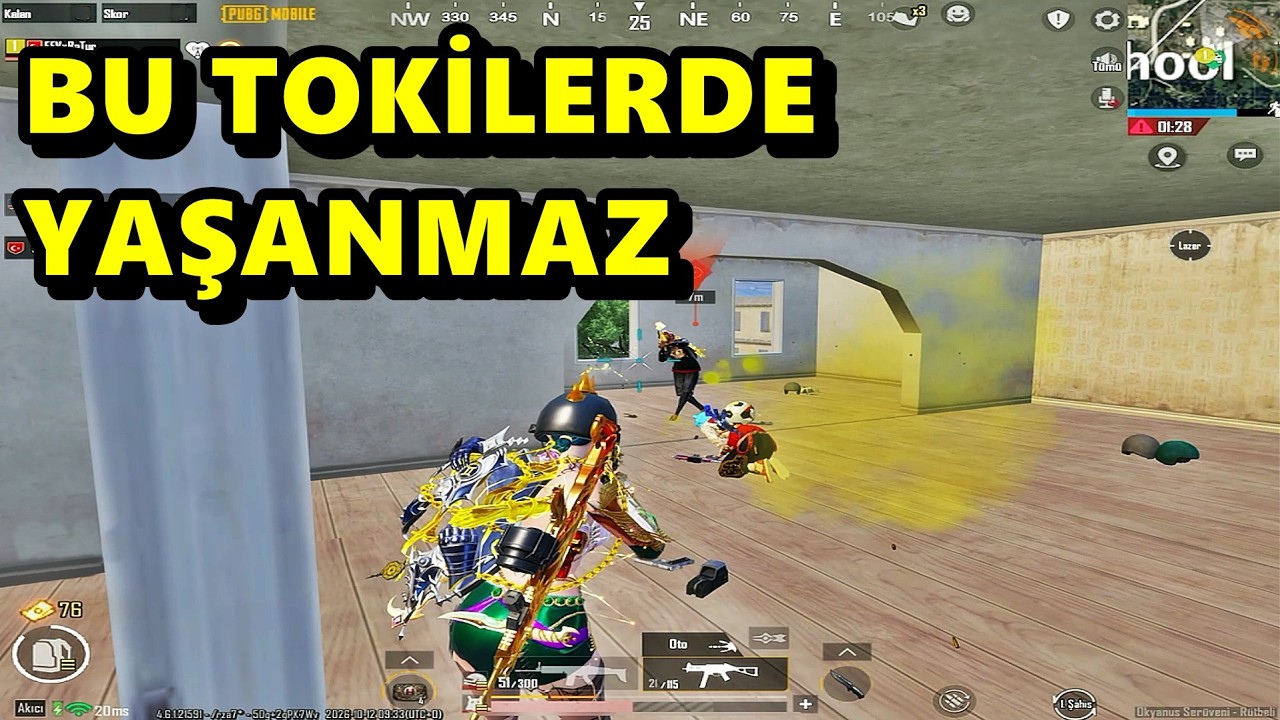 BU TOKİLERDE YAŞANMAZ ! BATUR GAME SOLO SQUAD PUBG MOBİLE
