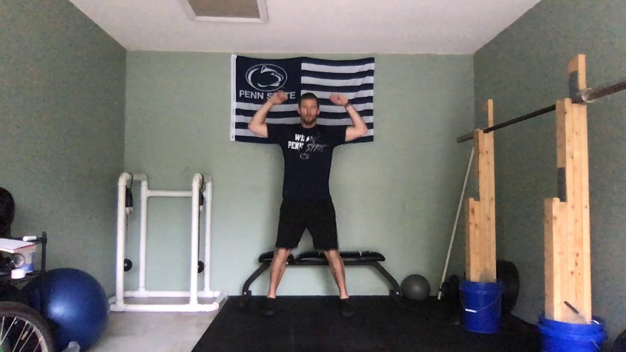 5 Minute EMOM Jumping Jacks & Lunges YouTube