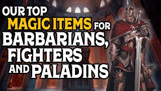 List of 20+ barbarian 5e magic items