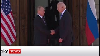 President Biden and Putin pictured together ahead of Geneva summit