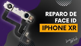 Reparo face ID do iphone XR, diagnosticando FACE ID, arrumando face id