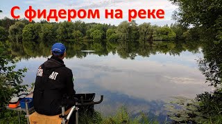 Рыбалка с фидером на реке в июле Рыбалка с фидером на реке в июле