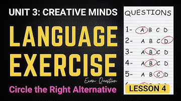 BAC Online Lessons - Unit 3 - Lesson 4: Prize Winners - Circe the Right Alternative