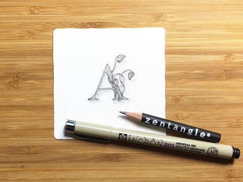 Video: Wie Zeichnet Man Ein Monogramm