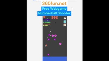 Numberball Shooter  #365fun #games #webgame #gaming #html5 #gameplay #hypercasual #flashgame  #webgl