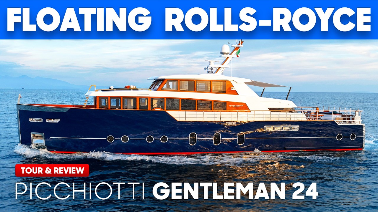 🤯 ЭТО СУМАСШЕДШЕЕ БЕЗУМИЕ! 🇮🇹 Picchiotti Gentleman 24 — самая сексуальная 80-футовая яхта в истор...
