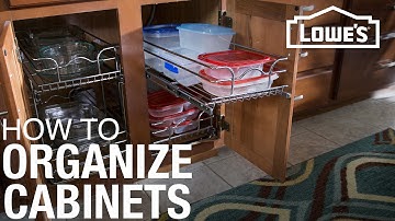 How to Install Cabinet Organizers
