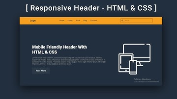 Get a PROFESSIONAL Responsive Header in Just 15 Minutes 😱 !