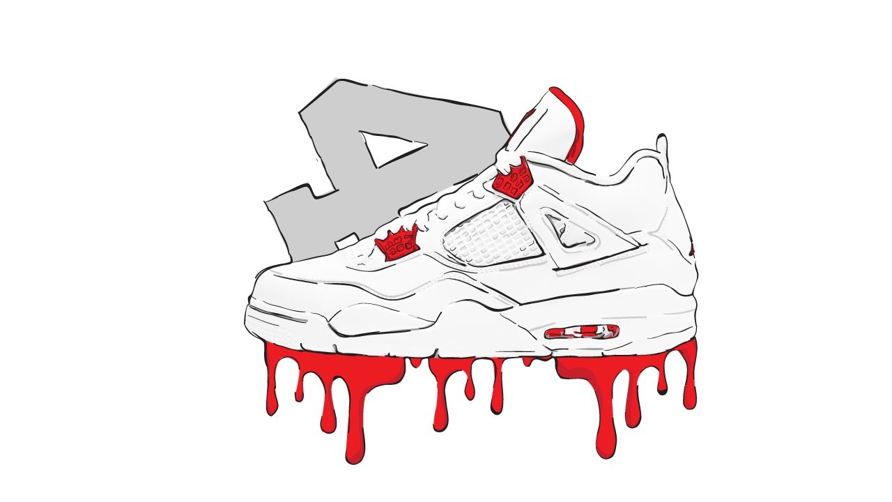 sketches of jordans