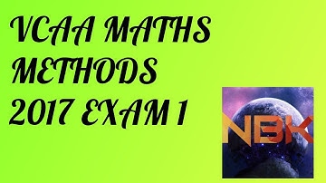 2017 VCE Mathematical Methods Exam 1 Suggested Solutions