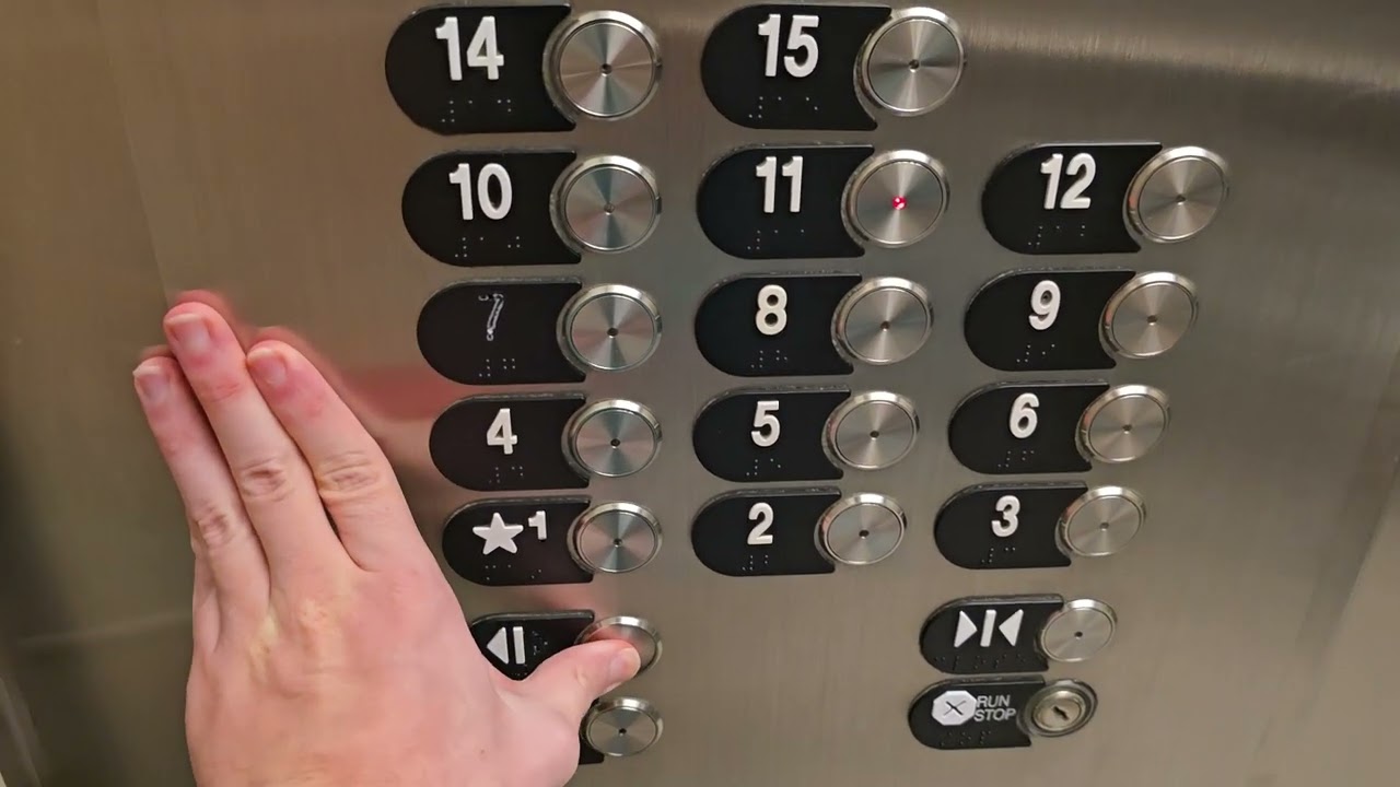 Otis Elevonic 411 Traction Elevators at Disney's Contemporary Resort