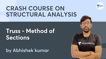 L 2 | Truss - Method of Sections | Crash course on Structural Analysis | GATE 2022 | Abhishek kumar