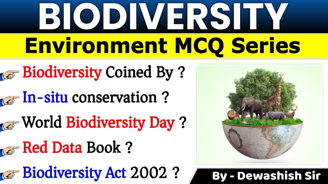 Biodiversity | Environment MCQ | Expected Environment Questions | Environment GK | Dewashish Sir