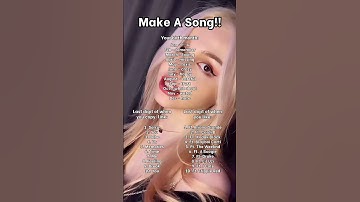 Make a Song With These 3 Words (Challenge!)