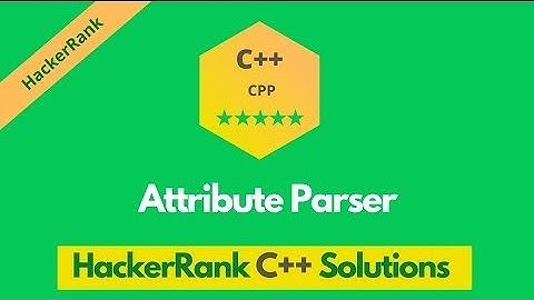 HackerRank Attribute Parser problem solution in C++ | C++ problems solutions | Programmingoneonone