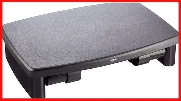 Great product -  Amazon Basics Adjustable Computer Monitor Riser Desk Stand