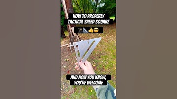 How to properly use Tactical Speed Square! 😎 #shorts #howto #humor #fyp #funny #skills #master
