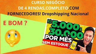 CURSO NEGÓCIO DE 4 RENDA ,DO CASSIO CANALI,E BOM PARA TRABALHAR NA INTERNENT❓🤔 SERA VERDADE MESMO❓🤔