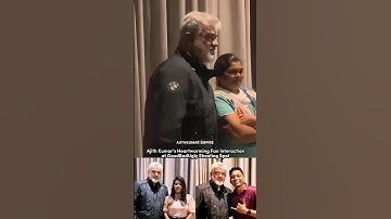 Ajith Kumar Heartwarming Fan Interaction 😍❤️ #shorts #ajithkumar #ajith