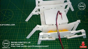 ERRB007 || Mechanical Spider using klann Mechanism (Wired) || By Ercoms.com