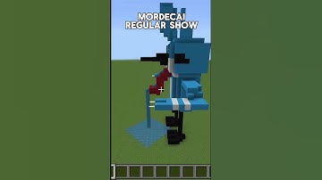 Minecraft Cursed Mordecai From Regular Show
