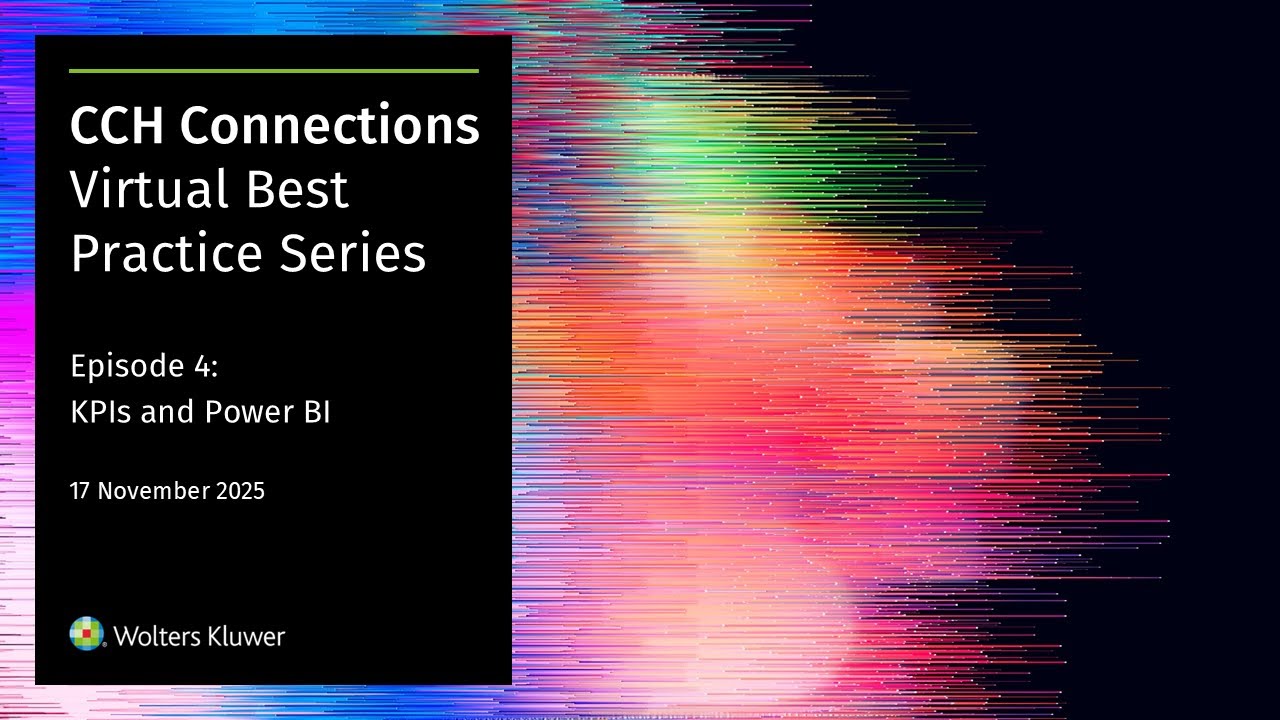 Webinar: CCH Connections Virtual Best Practice - Data management - YouTube