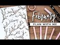 PLAN WITH ME | February 2019 Bullet Journal Setup