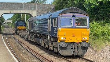66434 + 68016 past South Wigston on 4Z68 26.05.2025