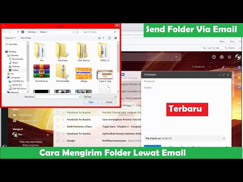 Cara Mengirim Folder Lewat Email l How to Send Folder Via Email l Tutorial Internet