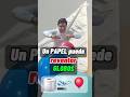 🎈📄 ¿Se pueden REVENTAR GLOBOS solo con PAPEL? 😱💥#reto #experimento #globos #fyp #viral