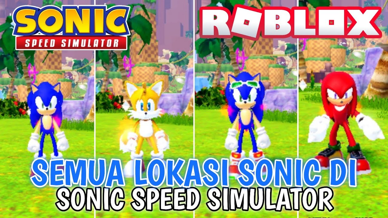 Tempat & Lokasi Semua Sonic, Tails, Knuckle All Location di Roblox ...