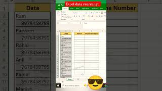Excel Data Rearrange Tips