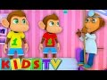 Five Little Monkeys Jumping On The Bed | 3D Animation Nursery Rhymes for Children And Kids