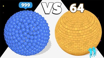 RESCUE PUSH /vs BOWLING GO ∞ ASMR Math Gameplay Android iOS • Number Math • Ball Run 3D Games