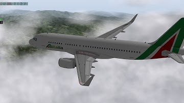 Airbus A320neo JARDesign - Atterraggio a LICJ Punta Raisi - X-Plane 10 -ITA- TrackiR 5