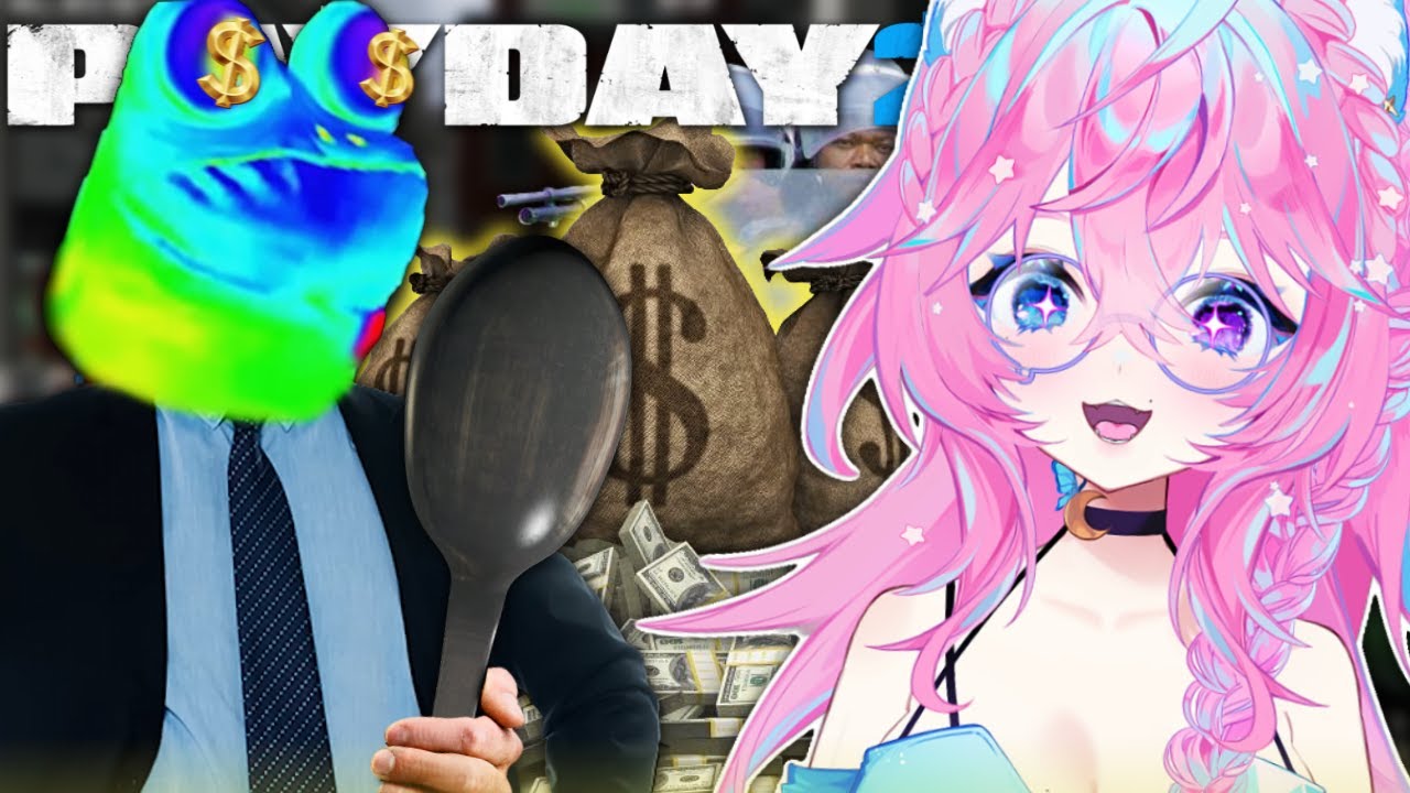 ━☆НЕКО РЕАГИРУЕТ━☆ КРИМИНАЛЬНО СМЕШНО 🤯💰 | Мартовский Payday 2 БЕЗУМИЕ!!