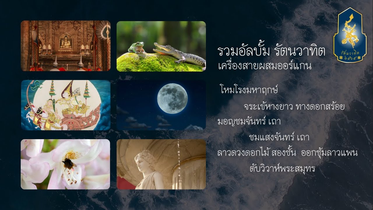รวมผลงานเพลง; วงเครื่องสายผสมออร์แกน (รัตนวาทิต) ชุดที่ 1