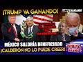 TRUMP VA GANANDO! AMLO SALDRÍA BENEFICIADO, CALDERÓN VE PERDER A BIDEN ¡ES UNA LOCURA!