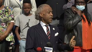 Al Sharpton visits Buffalo, meets families of mass shooting victims