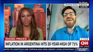 Inflation in Argentina hits 20-year-high of 71%
