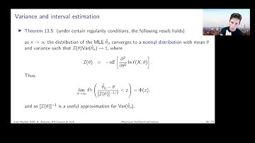 Asymptotics of Maximum Likelihood Estimators