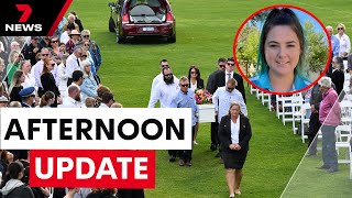 Funeral held for murdered mother Molly Ticehurst | 7 News Australia