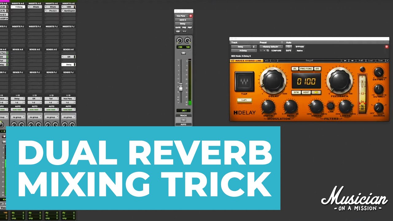Dual Reverb Mixing Trick YouTube