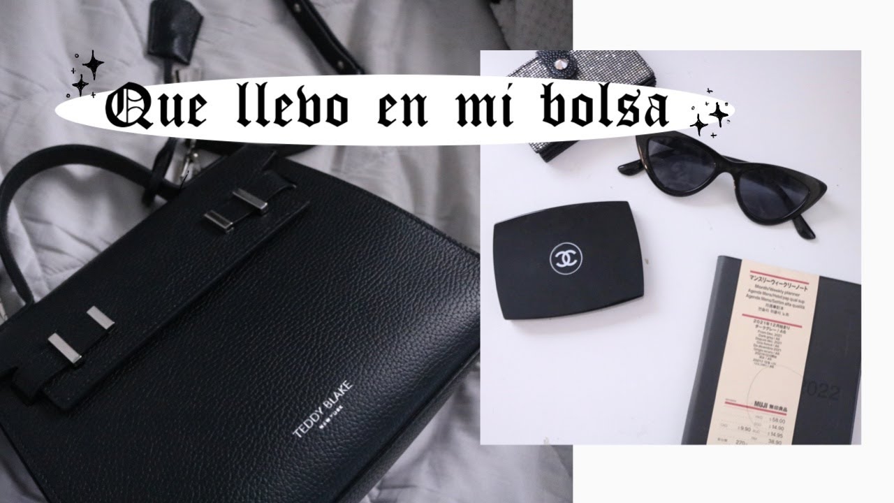 Que hay en mi bolsa? 🖤 ft. #TeddyBlake