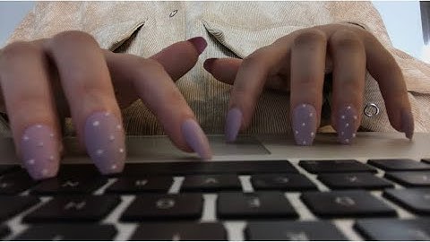 ASMR | Tapping, Scratching & Typing On MacBook