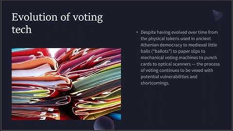 Blockchain Digital Voting the upside Part 1 of 2