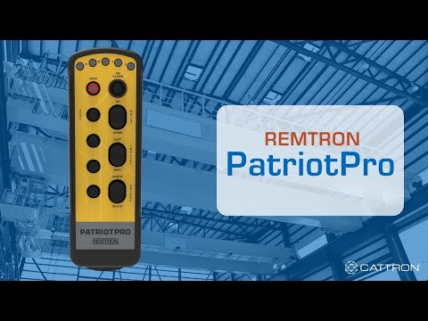 Cattron Introduces Remtron PatriotPro Industrial Remote Control System for Material Handling, Overhead Crane and Other Industrial Applications