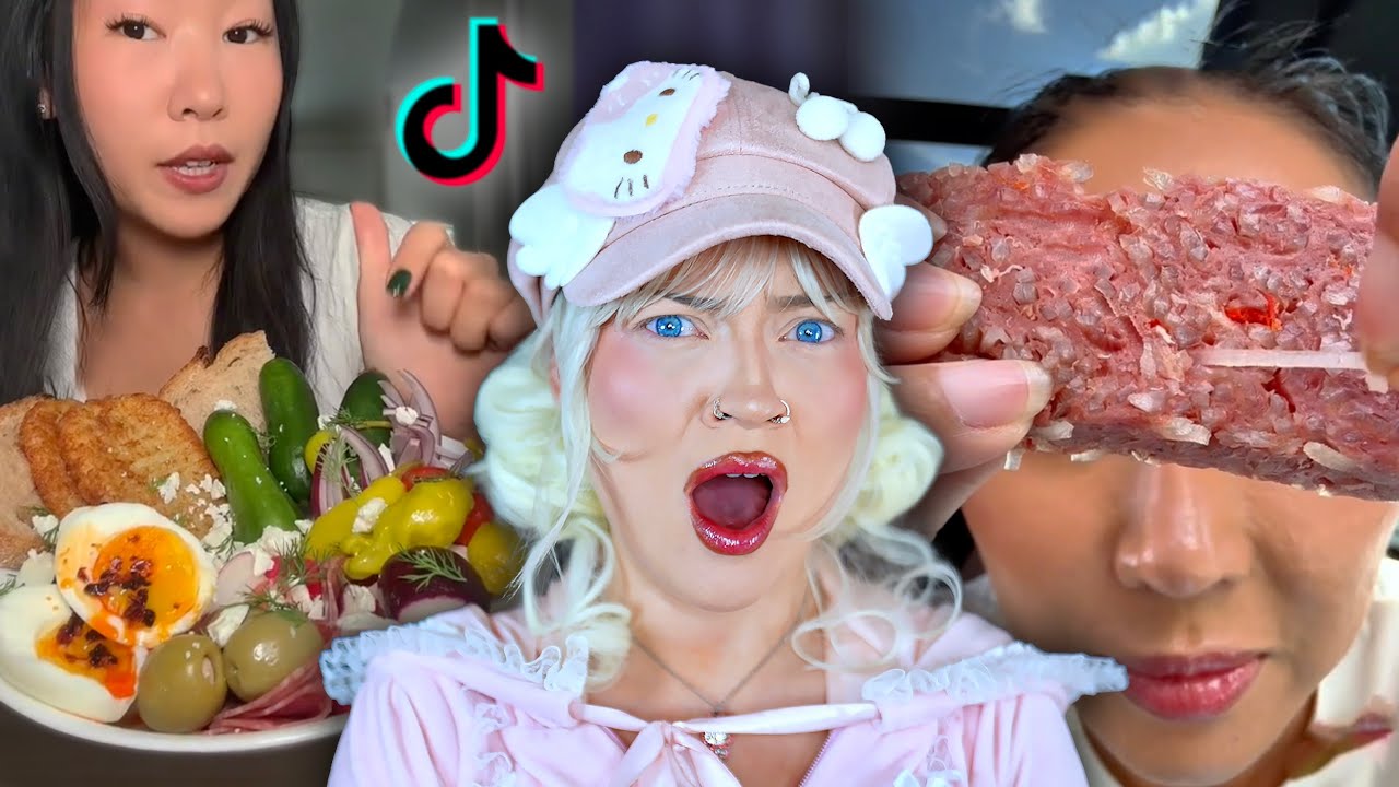 I only ate like Tik Tok Mukbangers for 24h (disturbing?)
