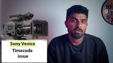 Sony Venice Camera Timecode Issue Resolved in a simple step
